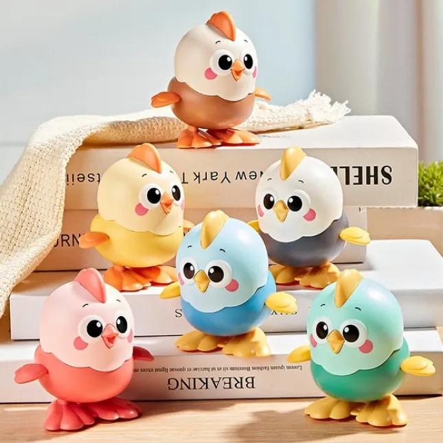 Wind-Up Walking Chick Toy — Clockwork Animal (No Battery Needed)